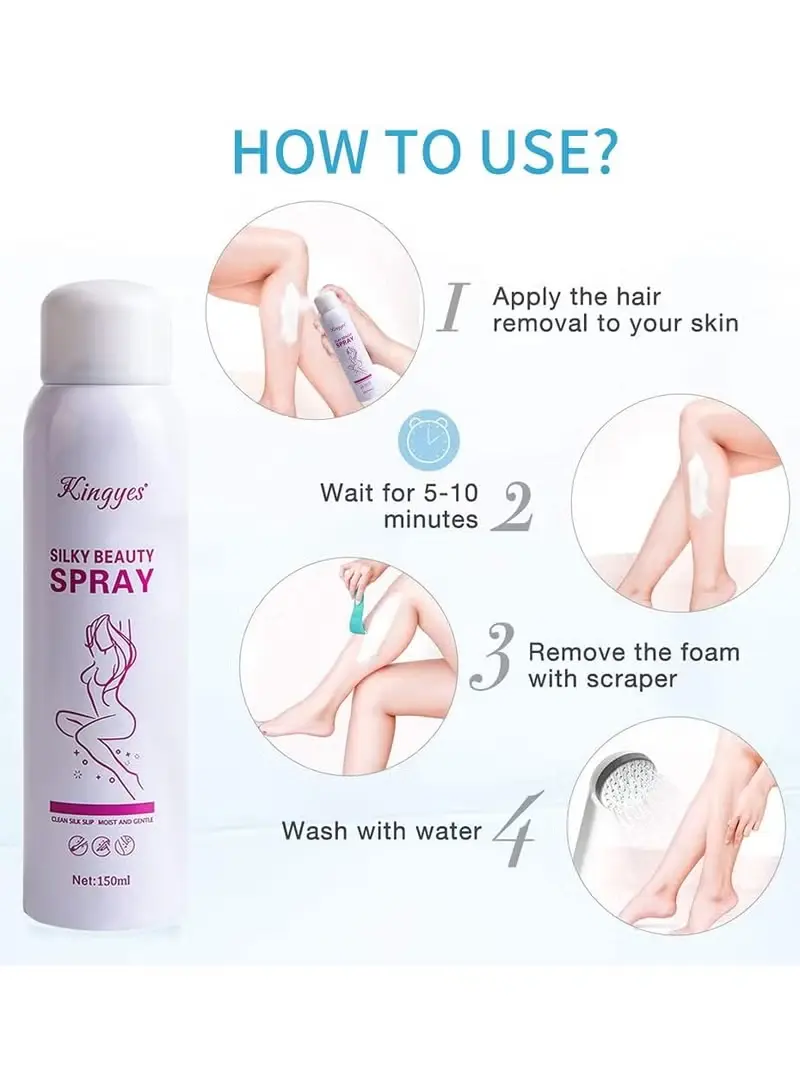 Kingyes Silky Beauty Hair Removal Spray - Image 2